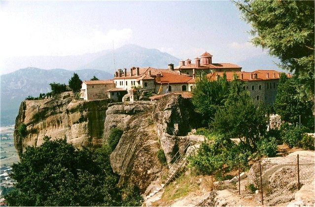 Meteora - klasztor sw. Stefana (Agios Stefanos) z XIV-XVIII w.