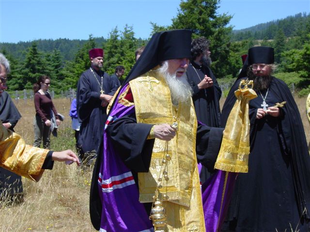 Bishop Tikhon at Fort Ross