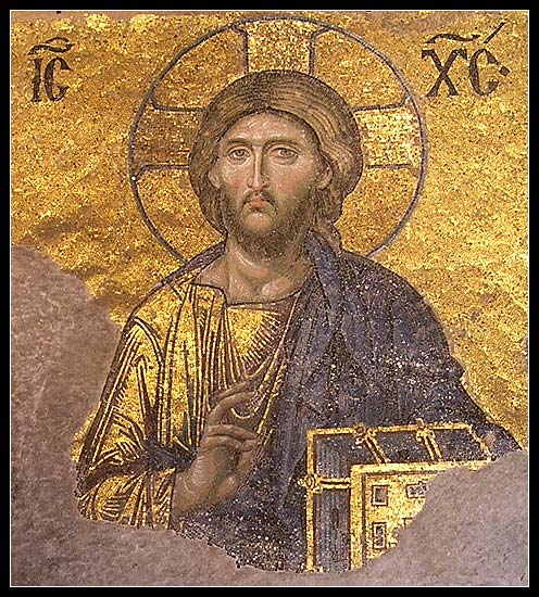 Konstantynopol - Hagia Sophia, Jezus Chrystus (fragment Deesis)