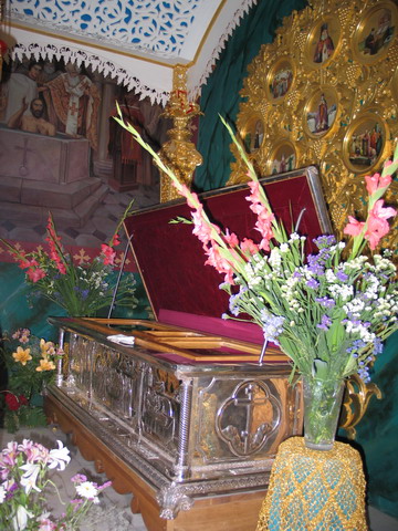 St. Luke Wojno-Jasieniecki reliquary in Symferopol, Ukraine