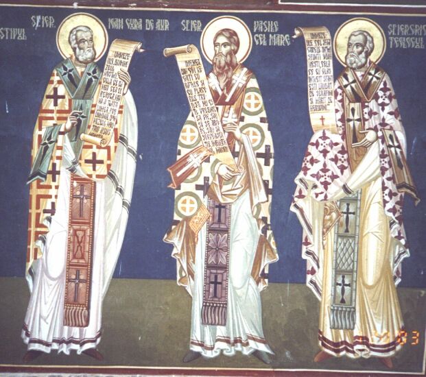 Petru Voda Monastery - exterior frescoe