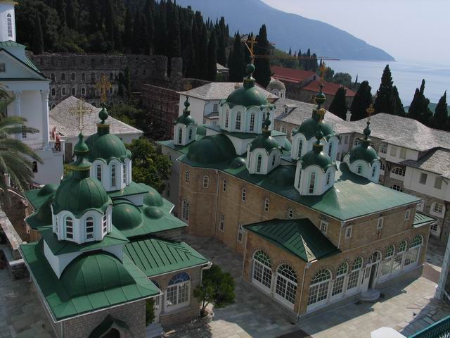 St. Panteleimon monastery at Holy Month Athos