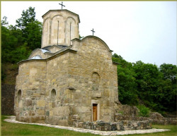 Stefan Nemanja 
Pavlovac monastery - 15 century - Манастир Павловац - 15.век 
2006-08-30 23:55:15