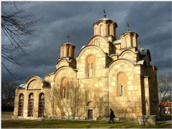 Stefan Nemanja 
Gracanica monastery - Church of the Dormition of the Holy Virgin,around 1312 
2007-01-12 00:13:14