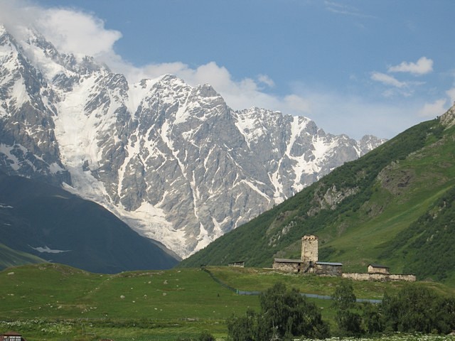 St. Mary's church in Ushguli, Upper Svaneti