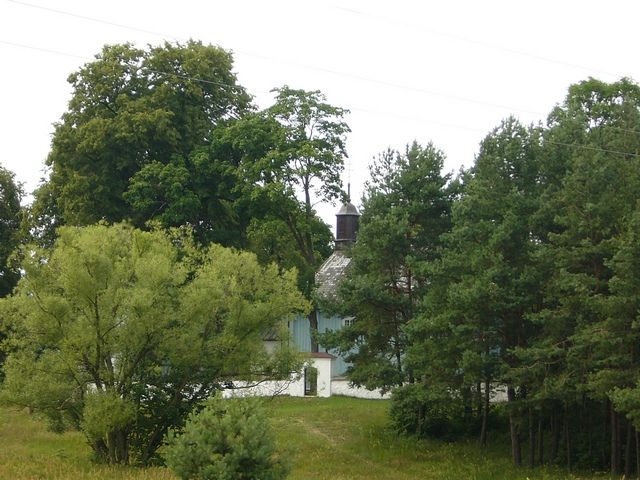 Widok z okna mojego pokoju na Cerkiew