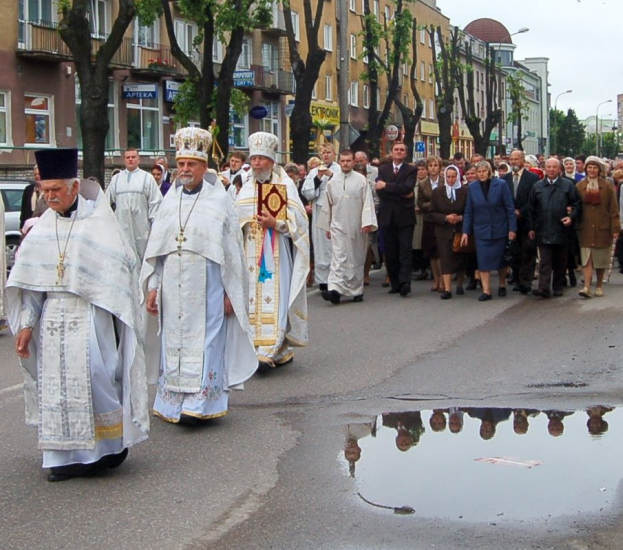 PROCESJA  NA  ŚW.MIKOŁAJA