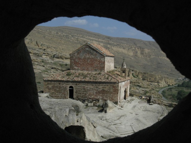 17th cent. church in Uplistsikhe Cave Town-Fortress