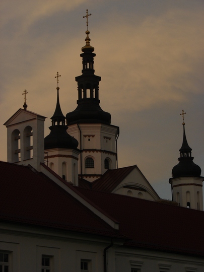 in the evening..