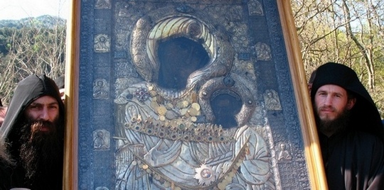 Πορταϊτισσα - Ι.Μ. Ιβήρων - Portaitissa, Monastery Iviron - Holy Mountain