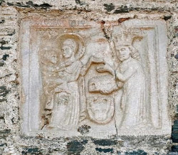 thiv_col_Athos 
Ανάγλυφο στην Ι. Μονή Βατοπεδίου - Relief at Vatopediou H. Monastery 
2009-02-12 09:36:04