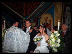 Florina 
In Church, at my wedding- The 26th of April 
2009-06-02 20:24:37