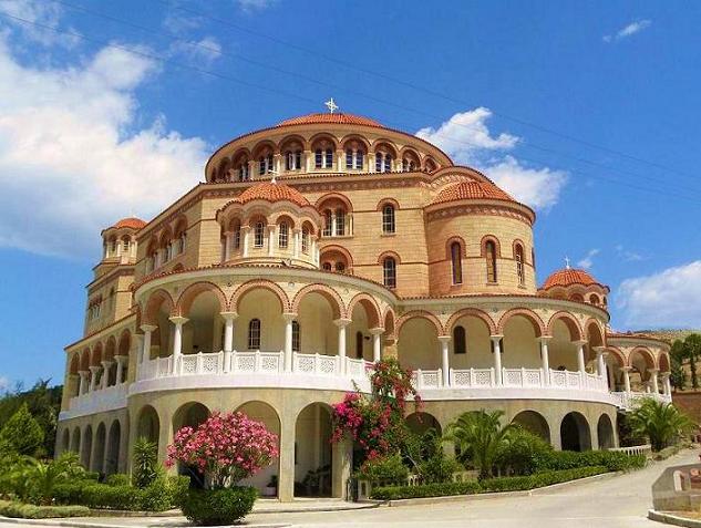 The Church of Saint Nectarie from Egina-Greece