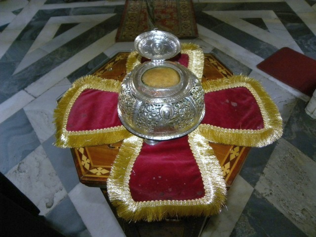 The relic of St. Paraschevi the New