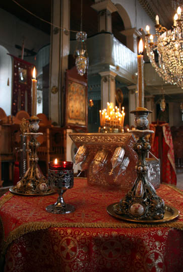 Reliquary with relics of Saint Luke Archbishop of Simferopol the Doctor.