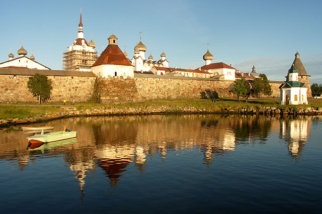 Теплый вечер. Соловецкий кремль.