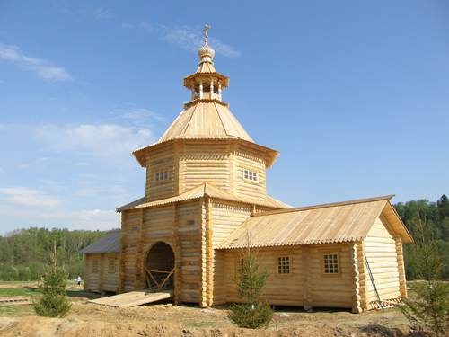 The new church on the saint spring / Новый храм на Гремячем ключе