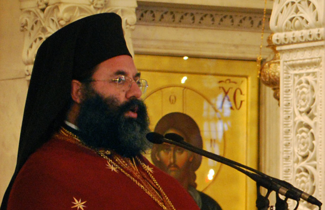 The newly elected Metropolitan Ioannis of Lagkadas