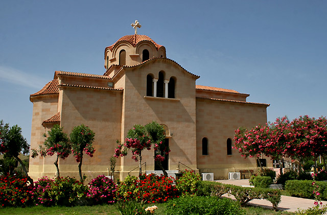 Agios Nectarios Church in Faliraki, Rhodos