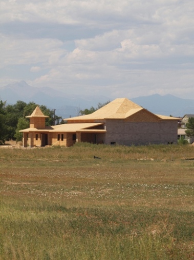 The new St Demetri Romanian Orthodox Church, Frederick Colorado