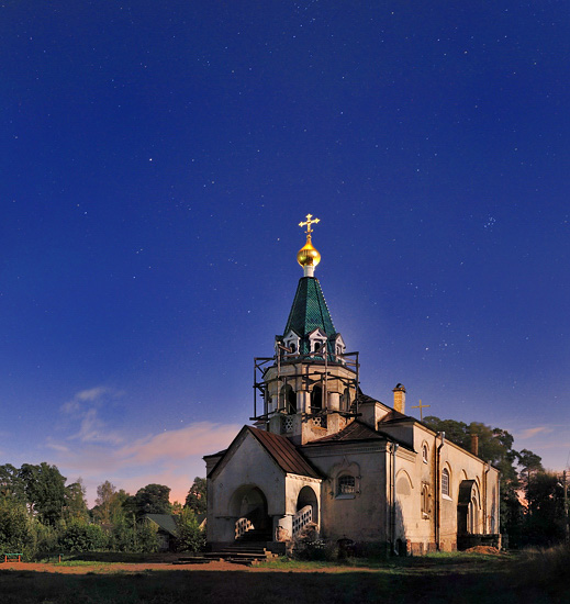 Никольская церковь в Лебяжьем