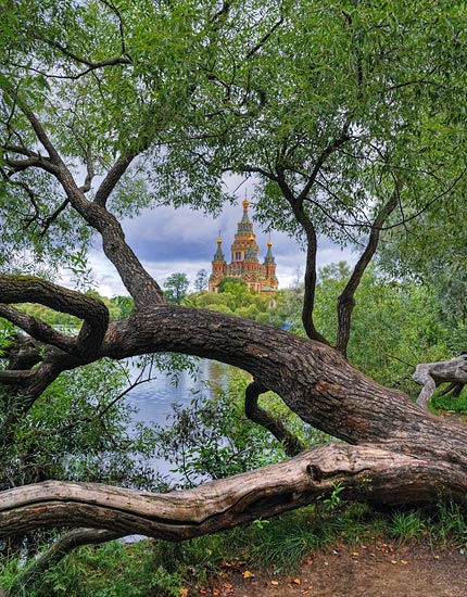 St Peter and Paul cathedral in Peterhof (near St Petersburg)