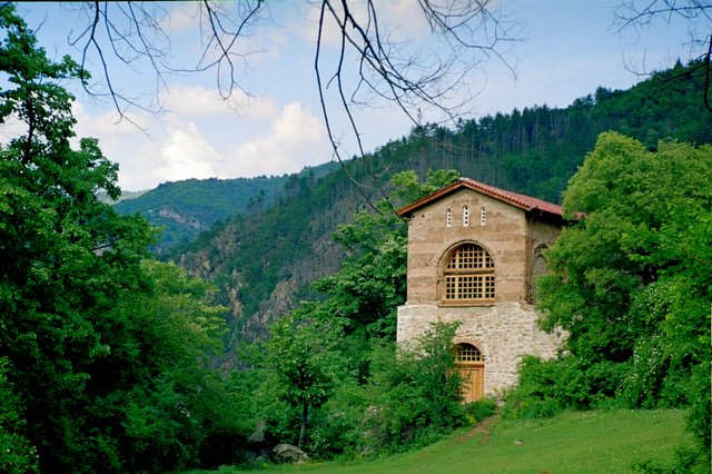 Not the typical photo from the Bachkovo Monastery