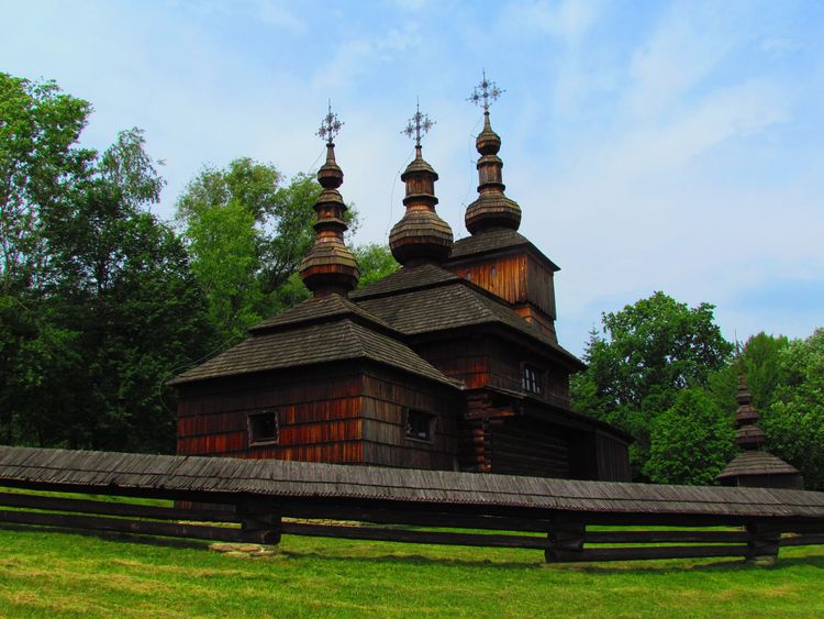 Cerkiew w skansenie w Svidniku