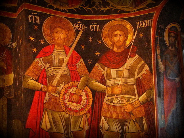 Saints Theodor (Tiron?) and Nechita