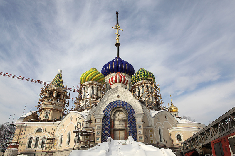 Установка центрального креста