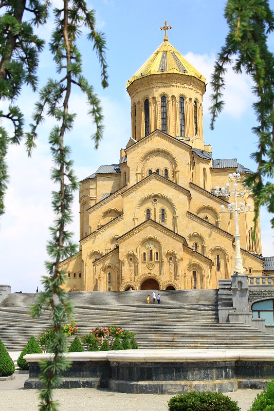 Holy Trinity (Sameba) Orthodox cathedral in Tbilisi