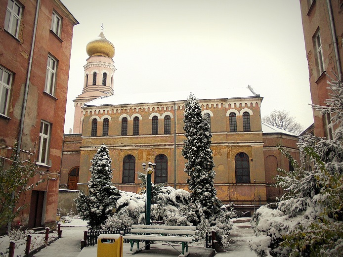 Pierwszy śnieg w Łodzi