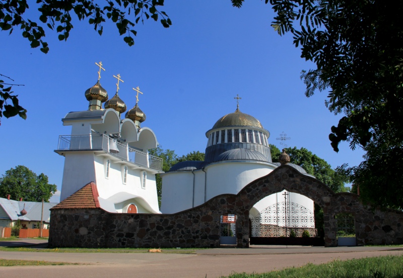 Elevation of the Holy Cross Orthodox church in Jałówka