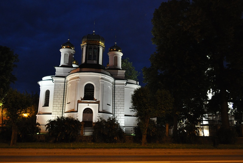 Sokółka nocą