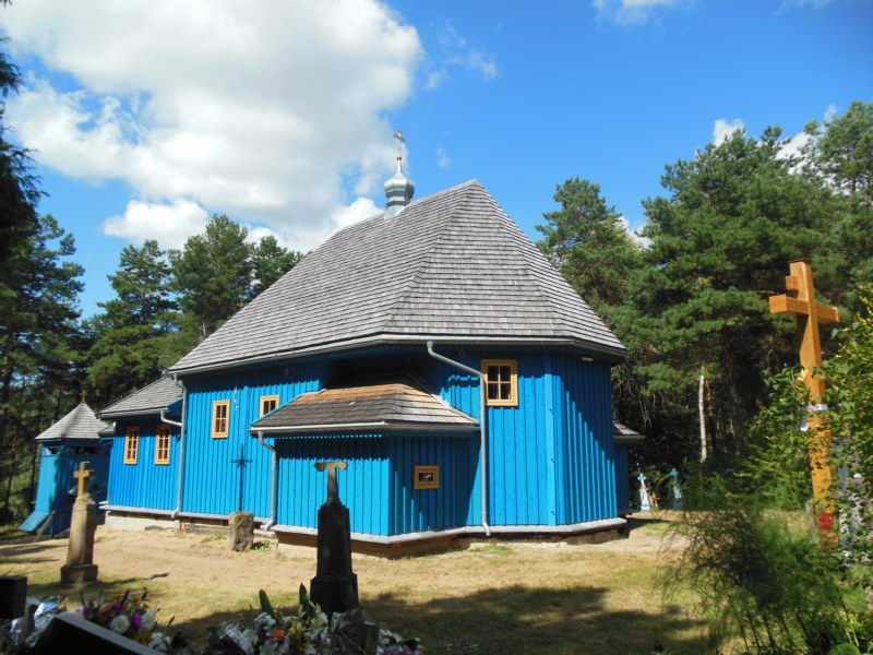 Orthodox church in Saki, Poland