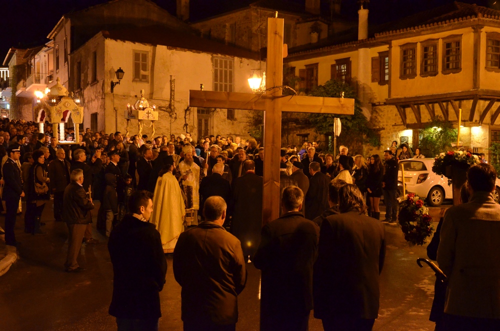 Περιφορά επιταφίου, Αρναία Χαλκιδικής | Procession of Epitaphios in Arnea, Chalkidiki, Greece