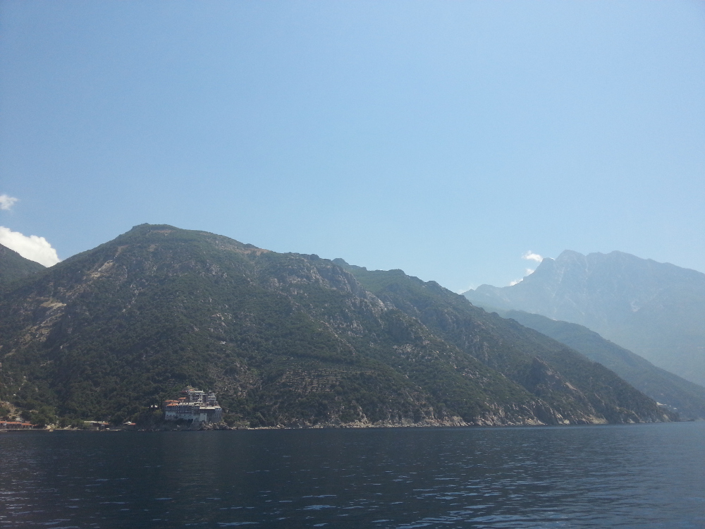 Mount Athos. Osiou Gregoriou monastery.