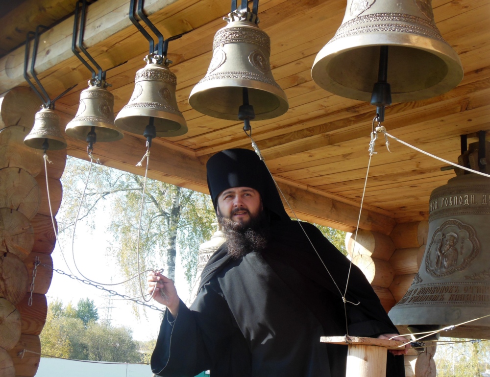 Ringing bells.... in Kuteinsky Monastery in Orsha