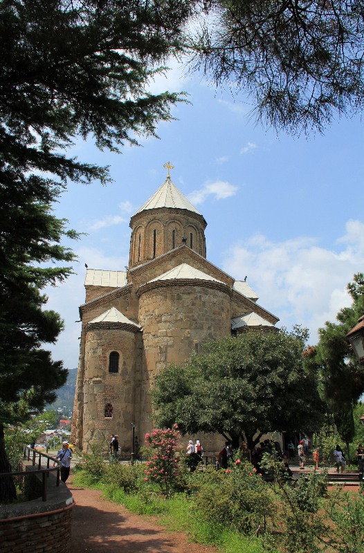 The church of Metechi in Tbilisi