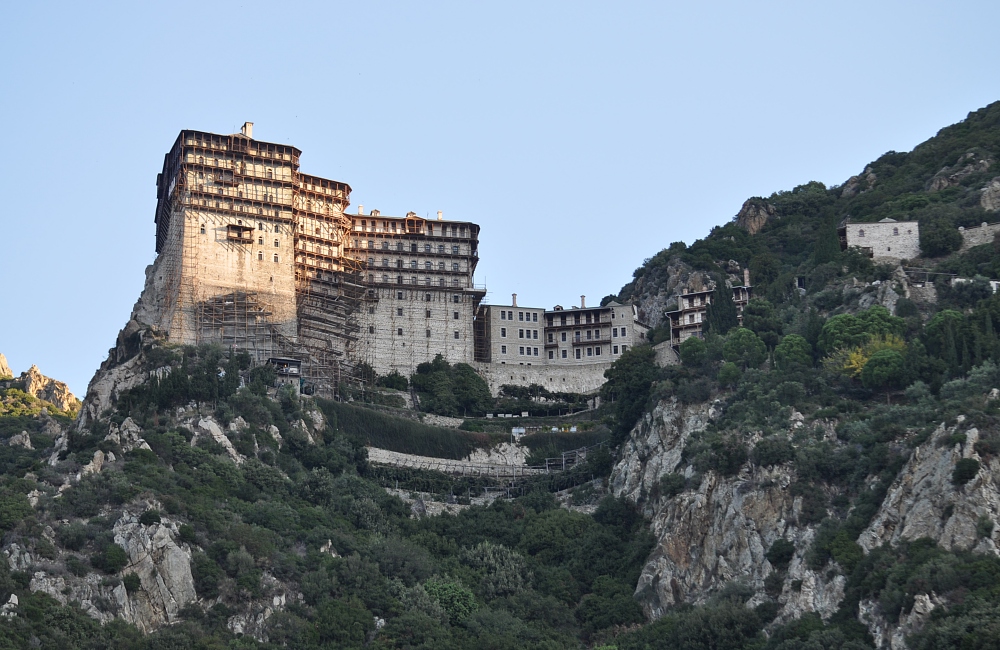 МОНАСТЫРЬ СИМОНОПЕТР - Ιερά Μονή Σίμωνος Πέτρα - Monastery Simonos Petras 2014 (5)