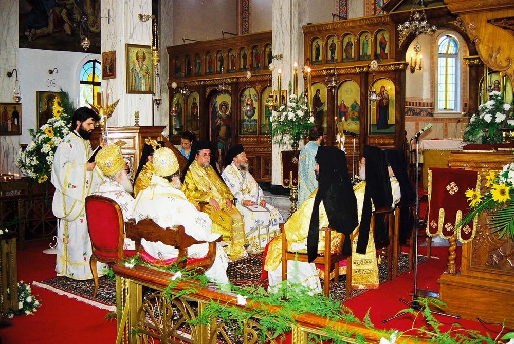 Divine Liturgy in the Orthodox cathedral in Harrare