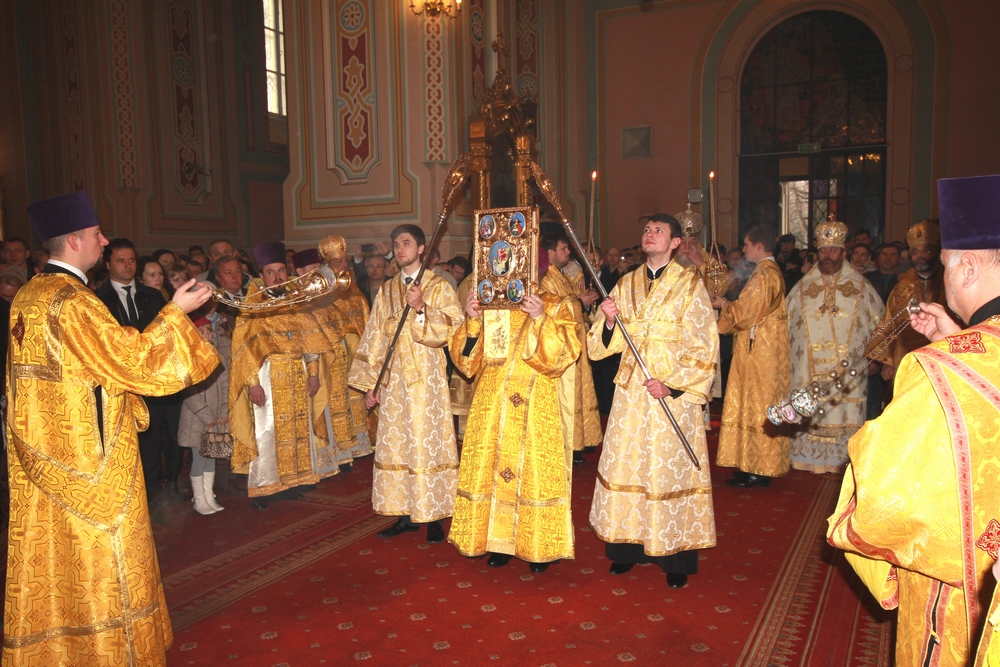 Divine Liturgy in St. Mary Magdalene Cathedral in Warsaw