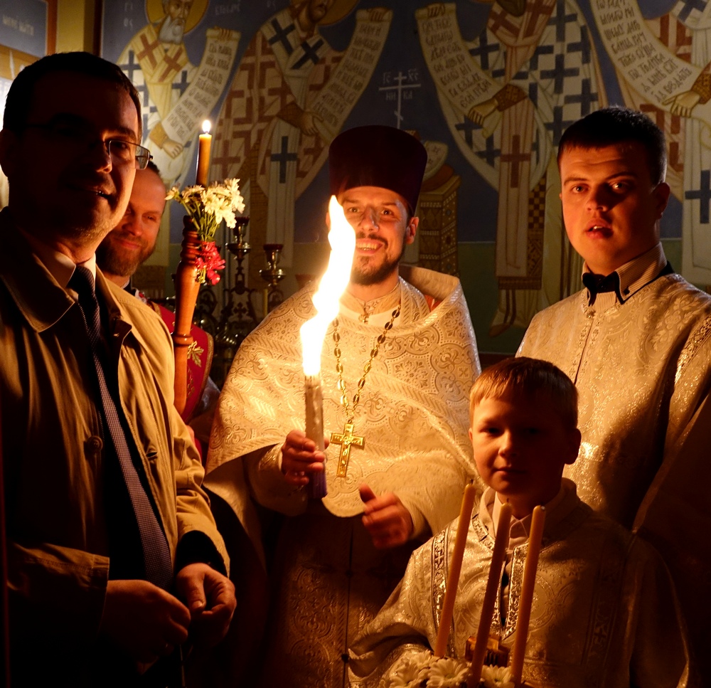 The Holy Fire has arrived to Zwierki Convent :)