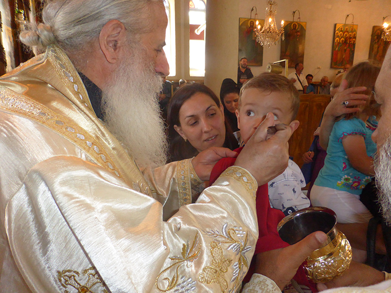 Arhijerejska Liturgija u Krusevu, Makedonija, povodom nacionalnog praznika Ilinden.