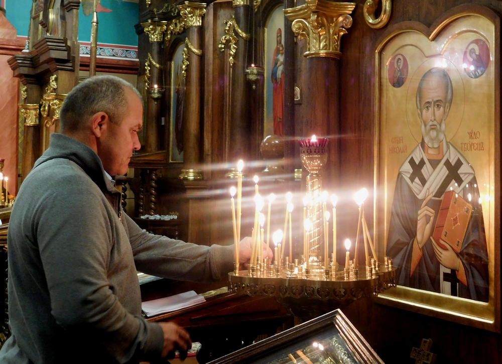 In St Nicholas Orthodox church in Gdańsk