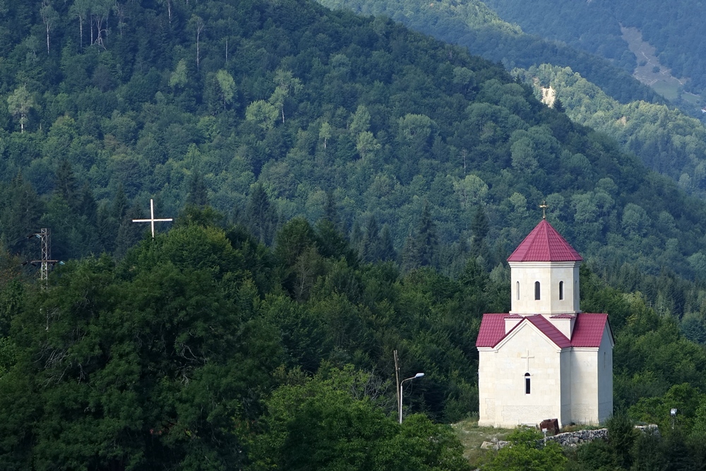 In Latali, close to Mestia, Georgia