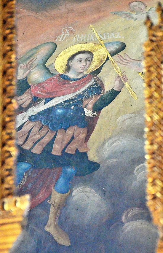 Архангел Михаил, апсида Манастира Крушедол, Србија - Archangel Michael, Krusedol Monastery,Serbia