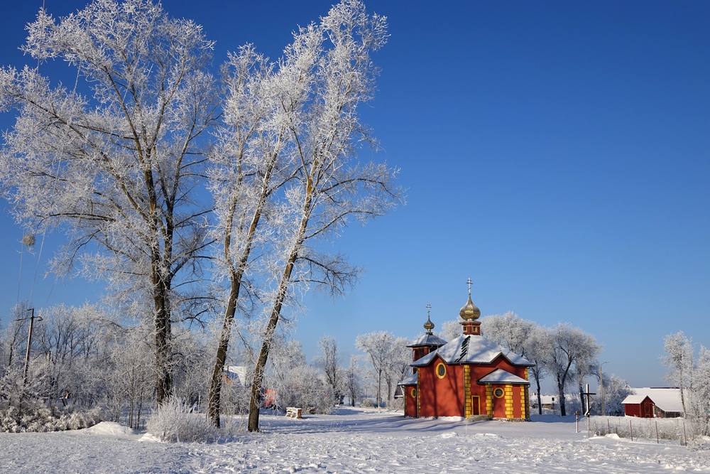 Orthodox church in Zbucz