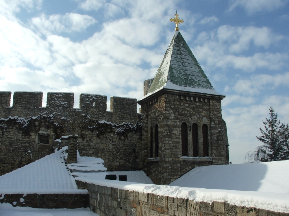 Црква Ружица под снегом