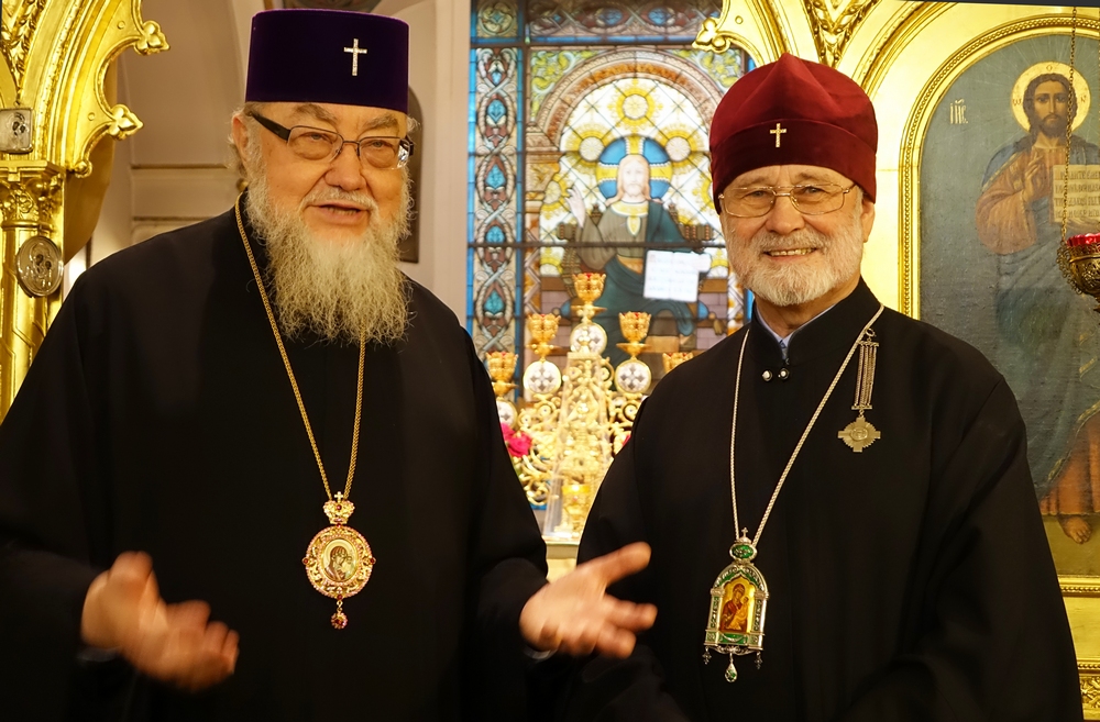 Metropolitan Sawa and archbishop Simon